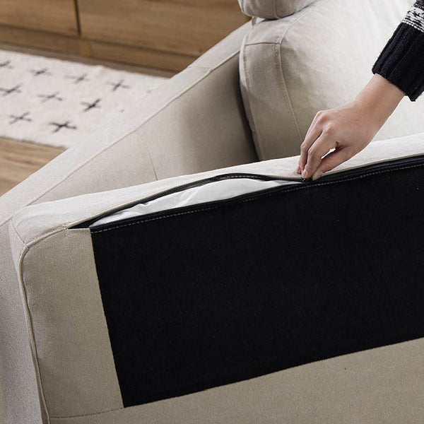 背座クッションはカバーリングでドライクリーニング可能（アイボリーのみ） #アイボリー