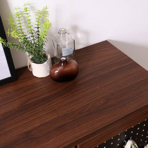 ファースト キャビネット #ウォールナット/ブラック #幅80cm