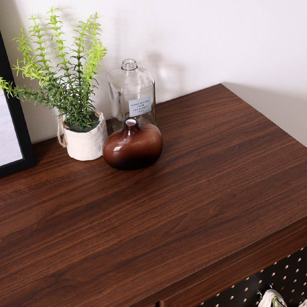 ファースト キャビネット #ウォールナット/ブラック #幅80cm