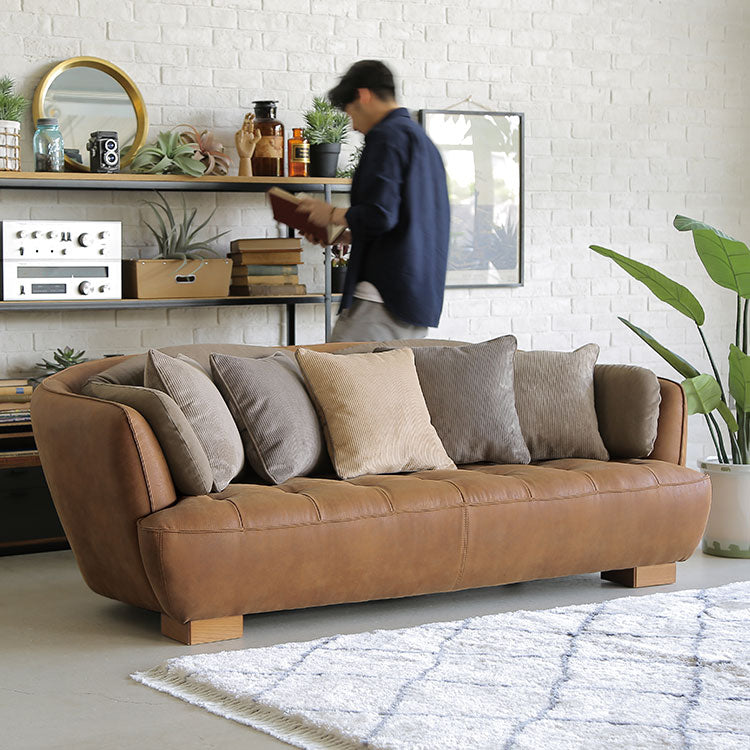 オピアムソファ 2.5人掛け SLTオーカーブラウン | 家具・インテリア