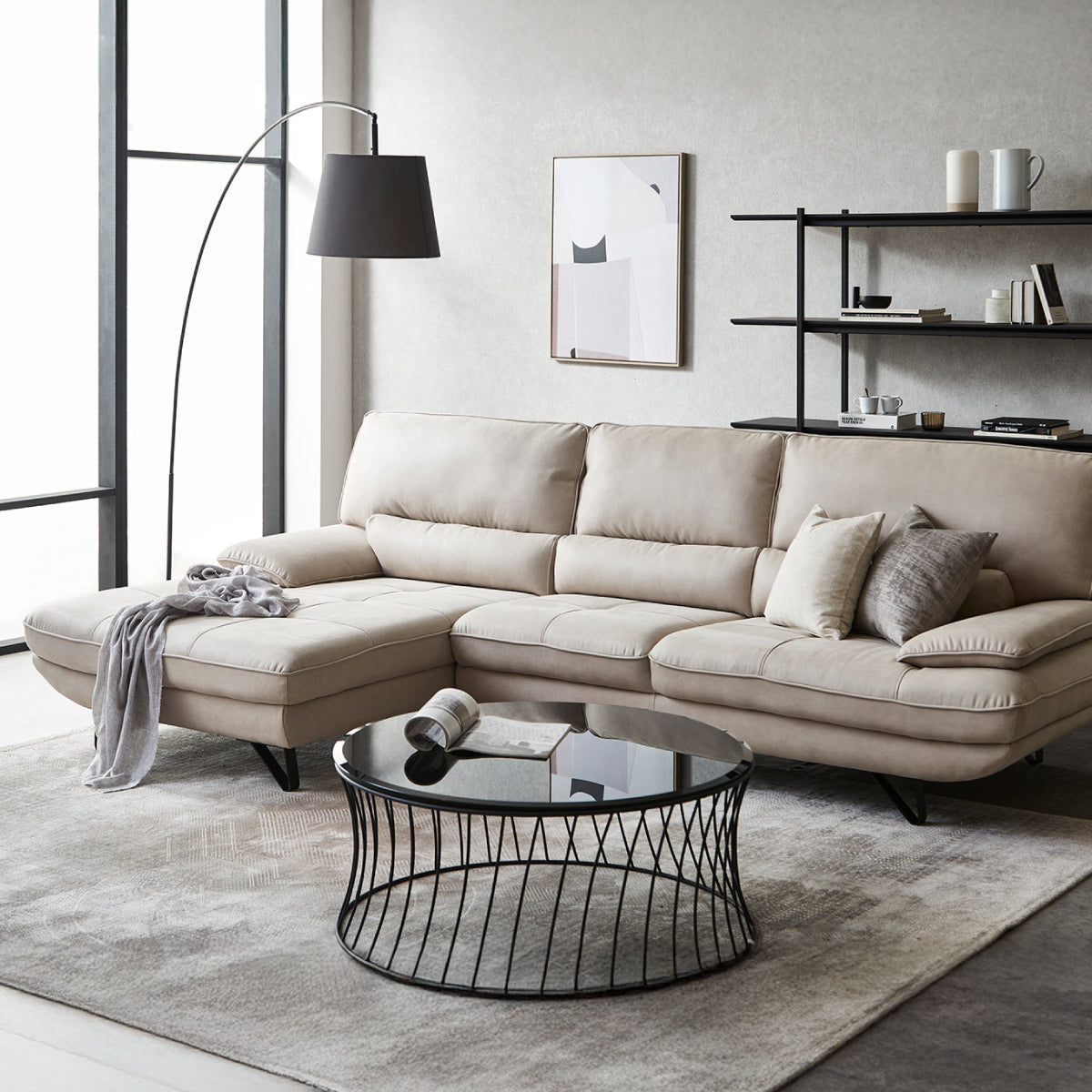 ムラーノ 左カウチソファ 幅284cm ｜関家具公式通販サイト 関家具