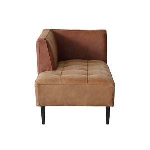 トリムソファ 2人掛け左肘 #ブラウン