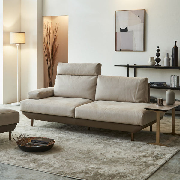 ※こちらは3P・カウチ対応サイズです。 #PLT111 プラチナグレー（プライムレザーテックス）