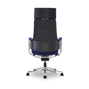 デルフィ オフィスチェア #ネイビーブルー #ハイバック