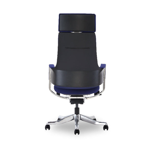 デルフィ オフィスチェア #ネイビーブルー #ハイバック