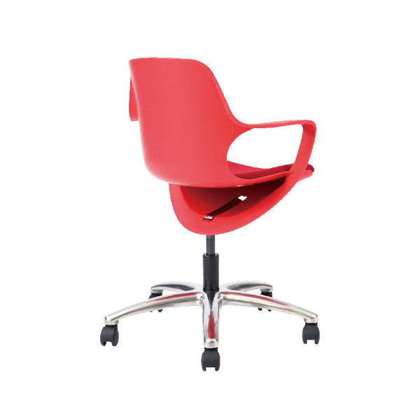 ポゴ オフィスチェア #レッド×ディープレッド