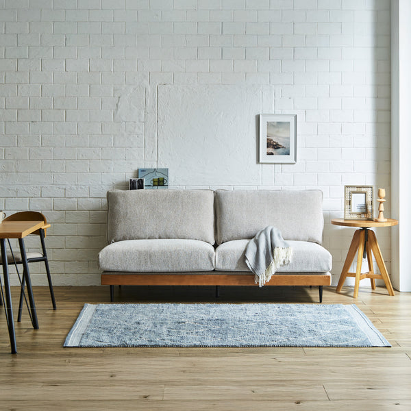 アリシア 3人掛けソファ 幅180cm #モスグリーン【ペットフレンドリー生地】