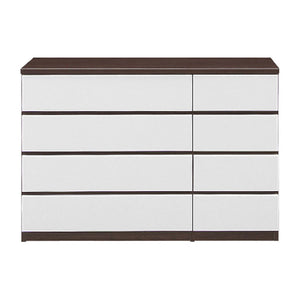 バンビⅡ チェスト 幅120㎝ #ホワイト×ブラウン