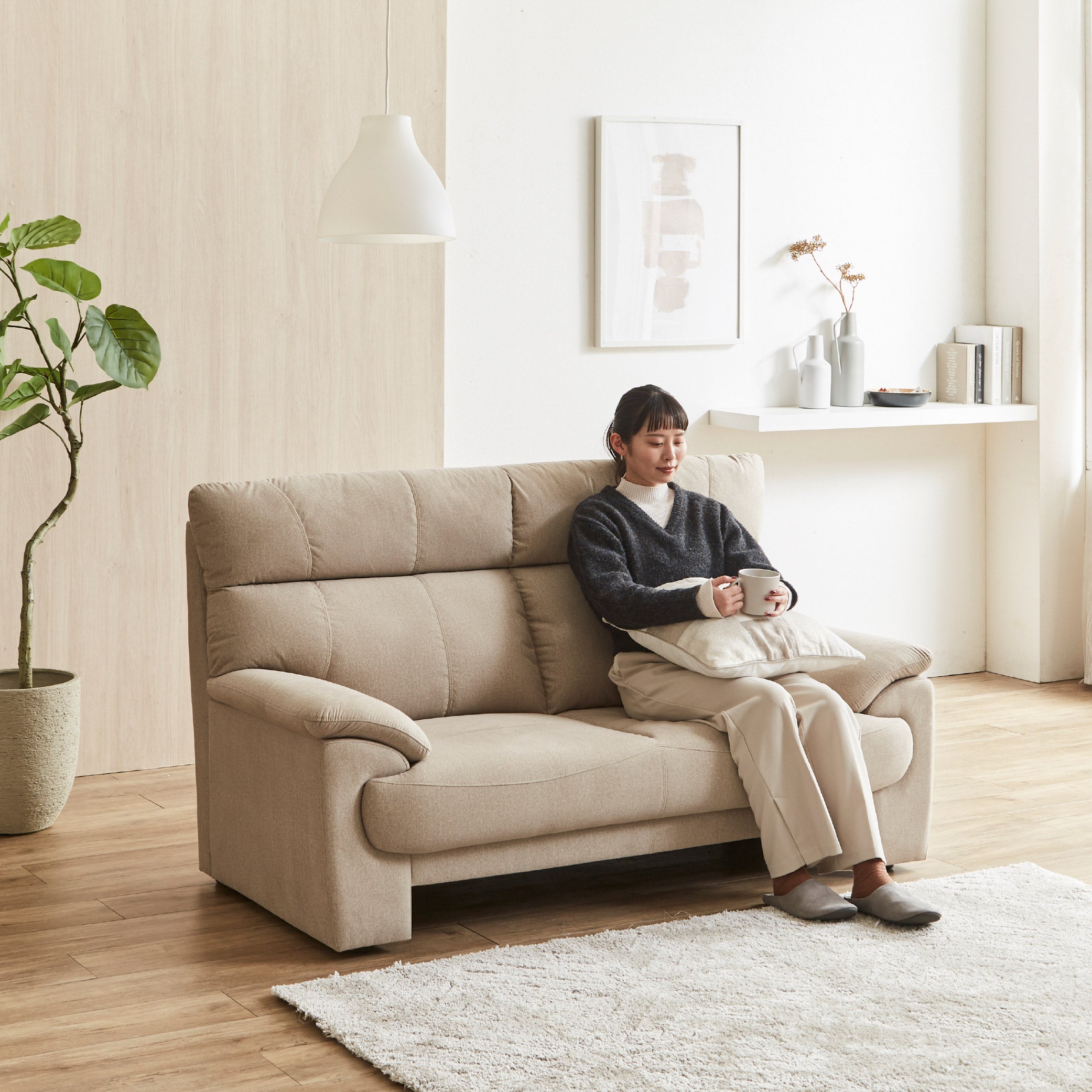 レイリ 2人掛けソファ 幅152㎝