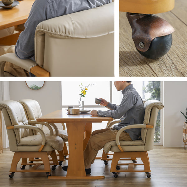 マリード ダイニングチェア #ライトブラウン