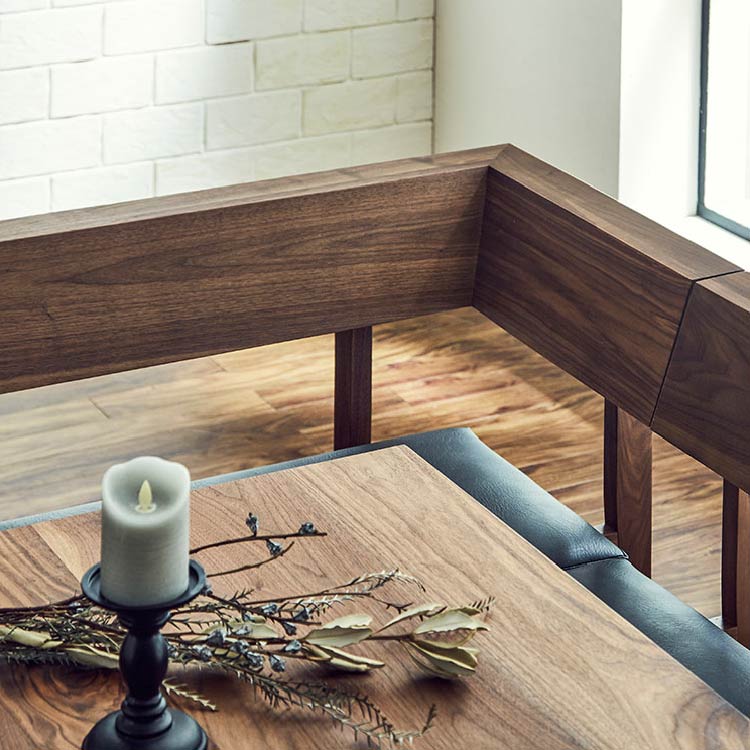 レイキⅡ リビングダイニングベンチ 肘あり