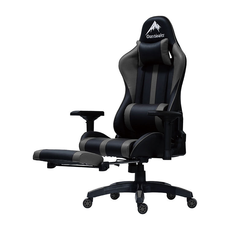 ルセル ゲーミングチェア 4Dアームレスト オットマン付 135度