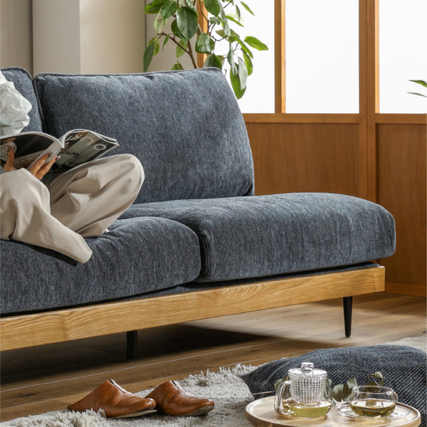 アリシア 3人掛けソファ 幅180cm #アイボリー