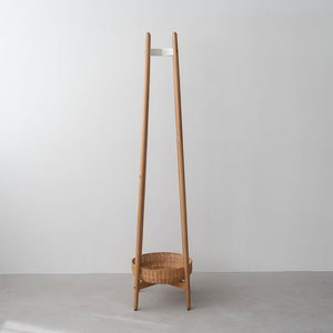 ラプテ ハンガー ラック #オーク×ホワイト #Sサイズ