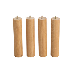 ユニック ベッドフレーム オプション木脚 #オーク