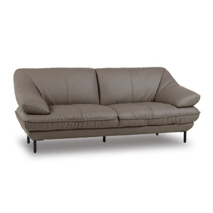 バスカロ　3人掛けソファ　幅200cm #SILT24 スレートグレー（シルキーレザーテックス）