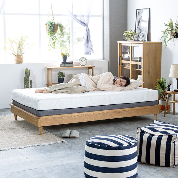 クレマ② ベッドマット セット ヘッドなし ノラリマットレス #シングル #スノコ #18㎝