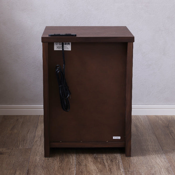 トネリ ナイトテーブル 幅35cm #ブラウン #幅35cm