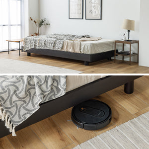 ラスクⅡ ベッドフレーム ヘッドなし #ナチュラル #シングル #スノコ仕様