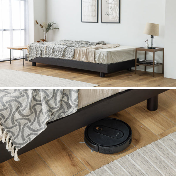 ラスクⅡ ベッドフレーム ヘッドなし #ナチュラル #シングル #スノコ仕様