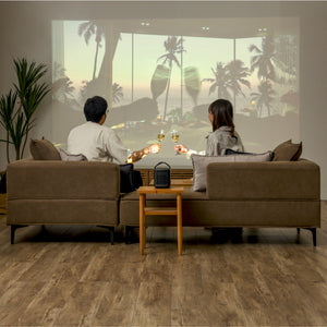 コモル カウチソファ 組み換え クッション付 お掃除ロボット対応 ファブリック #ダークグレー #左カウチ