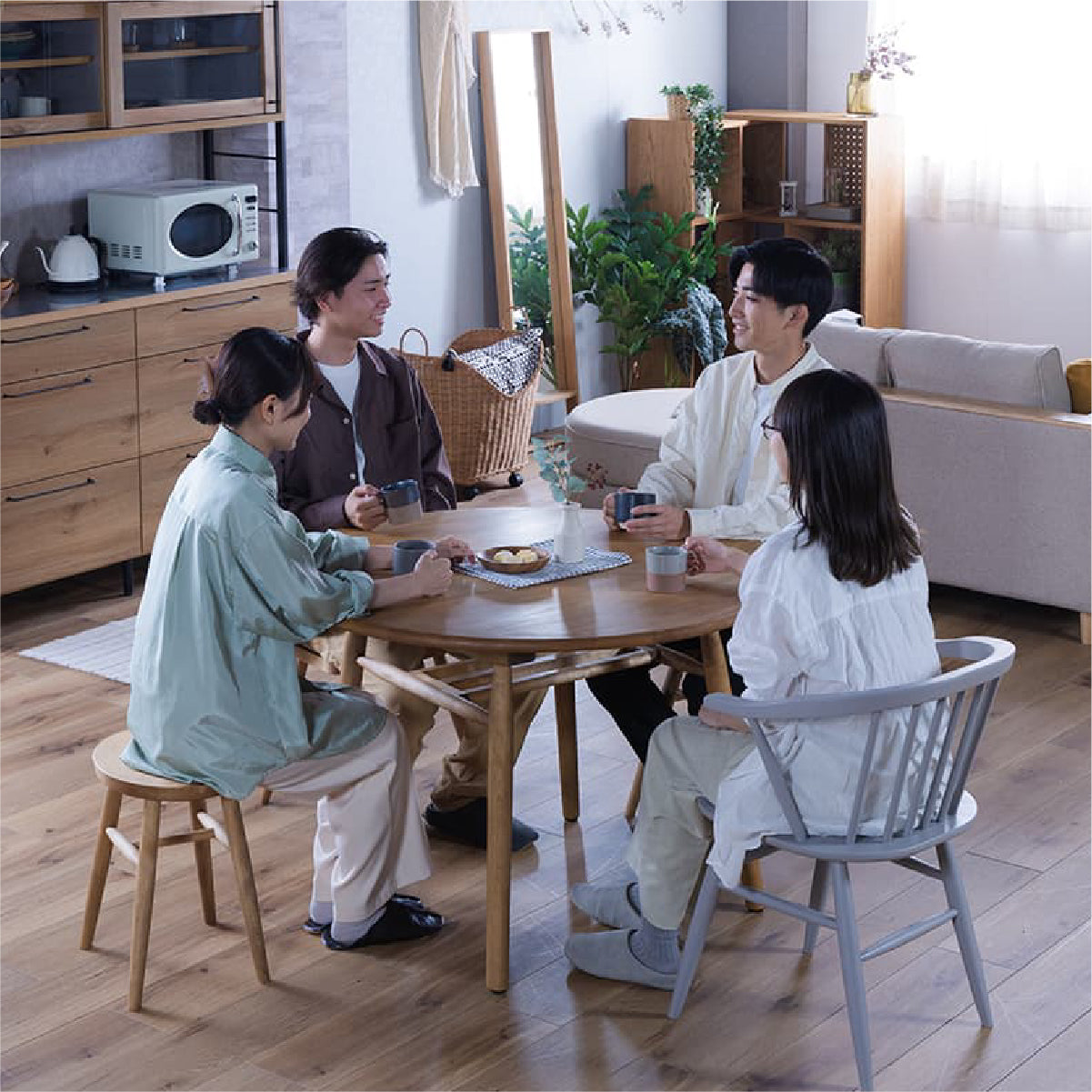 関家具 ロジー円形 ダイニングテーブル 丸テーブル※椅子は含みません ロジー 円形 ダイニングテーブル