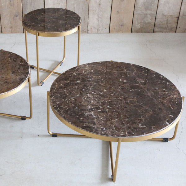 マーブルリビングテーブル #大理石 #60cm