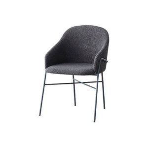 ルーブ ダイニングチェア ファブリック #ライトグレー