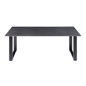 ガラム ダイニングテーブル 幅180cm #ブラックストーン #スチール脚A
