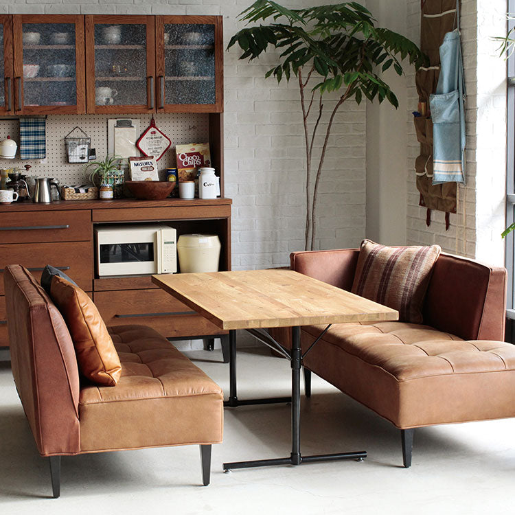 【クラッシュゲート】トリムソファ（ブラウン）右カウチ+トリムソファベンチ トリムソファ 右カウチ | 家具・インテリア通販サイト CRASH GATE