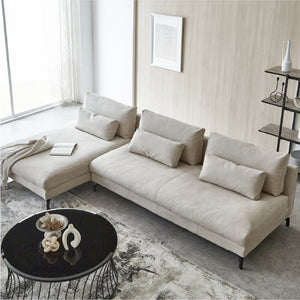 モジュール式の設計で、自由な組み合わせが可能です。お部屋に合わせたレイアウトが楽しめます。 #PLT111 プラチナグレー（プライムレザーテックス）