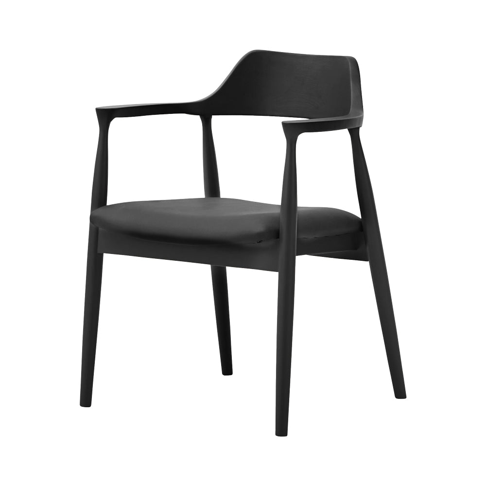 ダイニングチェア 北欧 ロジャー 関家具 ブラック 布ブラック ダイニングチェア 北欧 ロジャー 関家具 ブラック 布ブラック