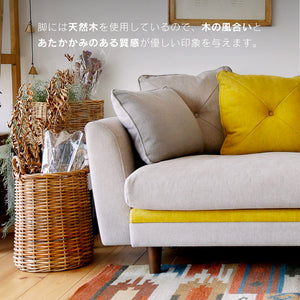 ※画像は2.5人掛けサイズです。 #グレー/ネイビー