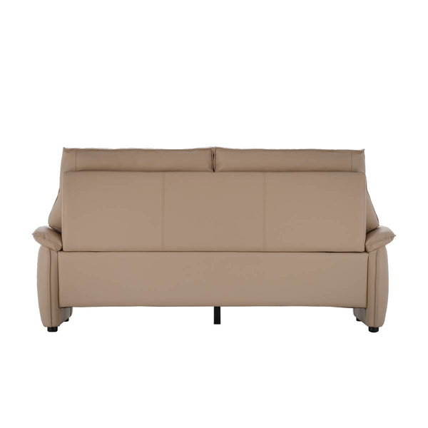 ルーシェ 3人掛けソファ 幅190cm レザーテックス #FLT04コーラルベージュ