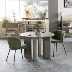 ブレッツ ダイニングチェア #ビスケット #ブラック脚