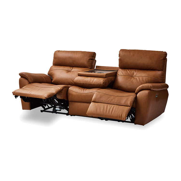 ラッフル 3人掛けソファ 電動リクライニング 幅205㎝