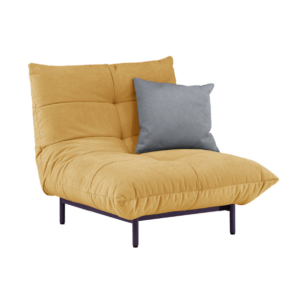 プラリネ 1人掛けソファ 幅82cm #マスタード