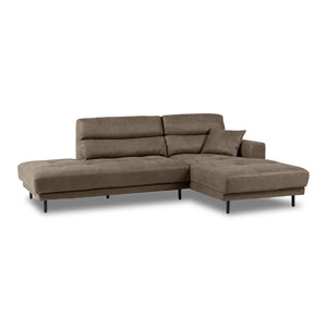 ヨーロピアングレー #PLT112 ヨーロピアングレー（プライムレザーテックス） #左カウチ