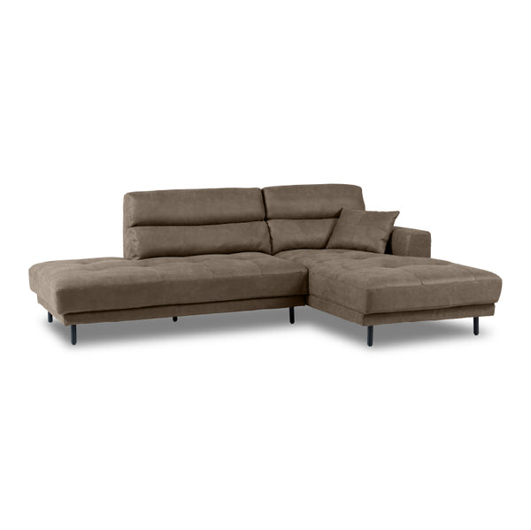 ヨーロピアングレー #PLT112 ヨーロピアングレー（プライムレザーテックス） #左カウチ