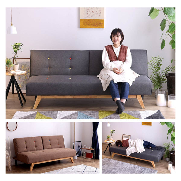 メートル ソファベッド #グレー