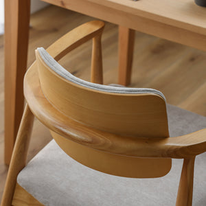 カストロ ダイニングチェア #ブラウン色/合皮ブラック