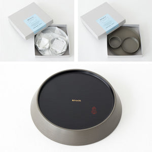 ◆ 漆器ギフト 3点セット 越前漆器 食洗器対応 ギフトブックス入 平皿 深皿 漆琳堂 #Aセット