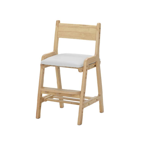 ロスカ 学習チェア 背もたれ 足置き 座面調整可能 #ナチュラル