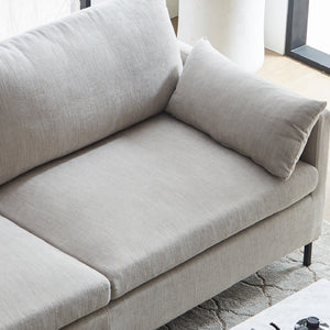 カバーはフルカバーリング仕様なので、ご自宅でお洗濯ができます。 #A41 カスタード（ファブリックAランク）