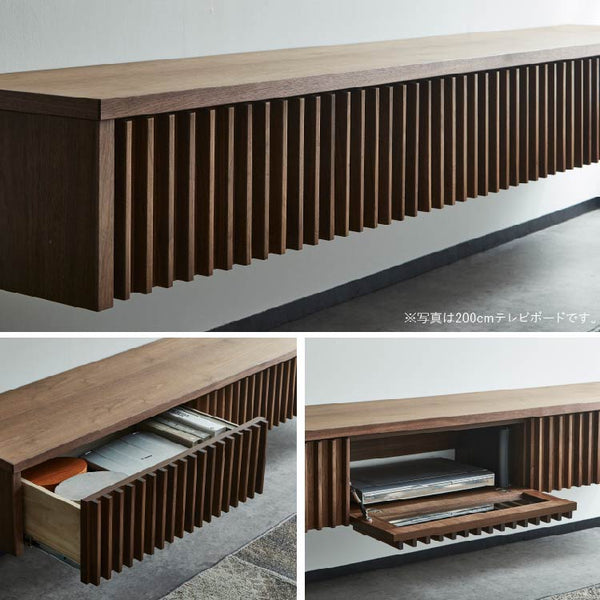 バラック フロート テレビボード 幅200㎝ #オーク
