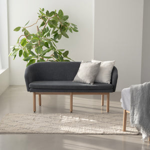 2～3人で座れるベンチタイプ（2P） #シェードグレー