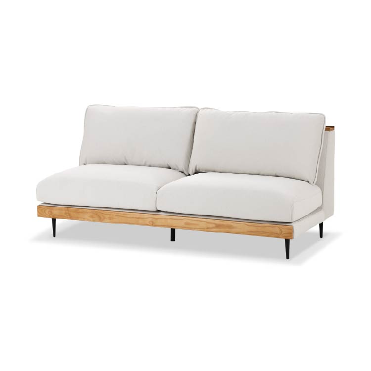 【出品3月2日まで】関家具　ソファ　アリシア　3人掛け 関家具 ソファー 3人掛け 幅180cm 宮付き 肘無し コンパクト