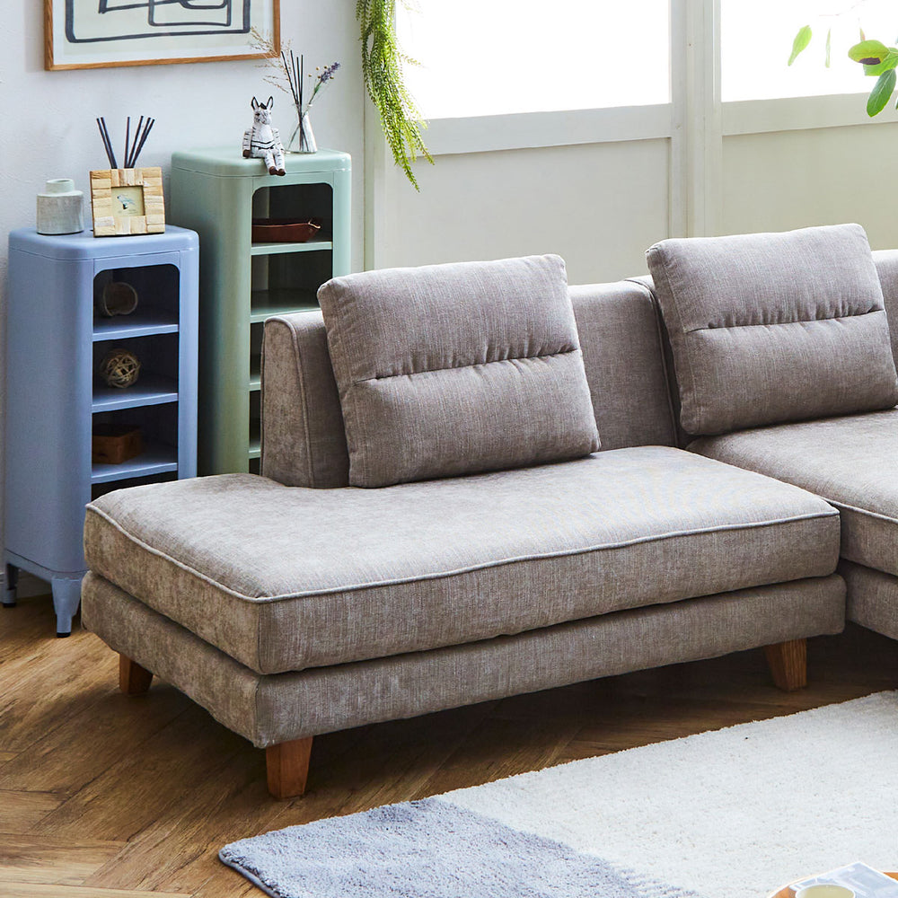 ポープ 1.5人掛け 右カウチ  肘無し