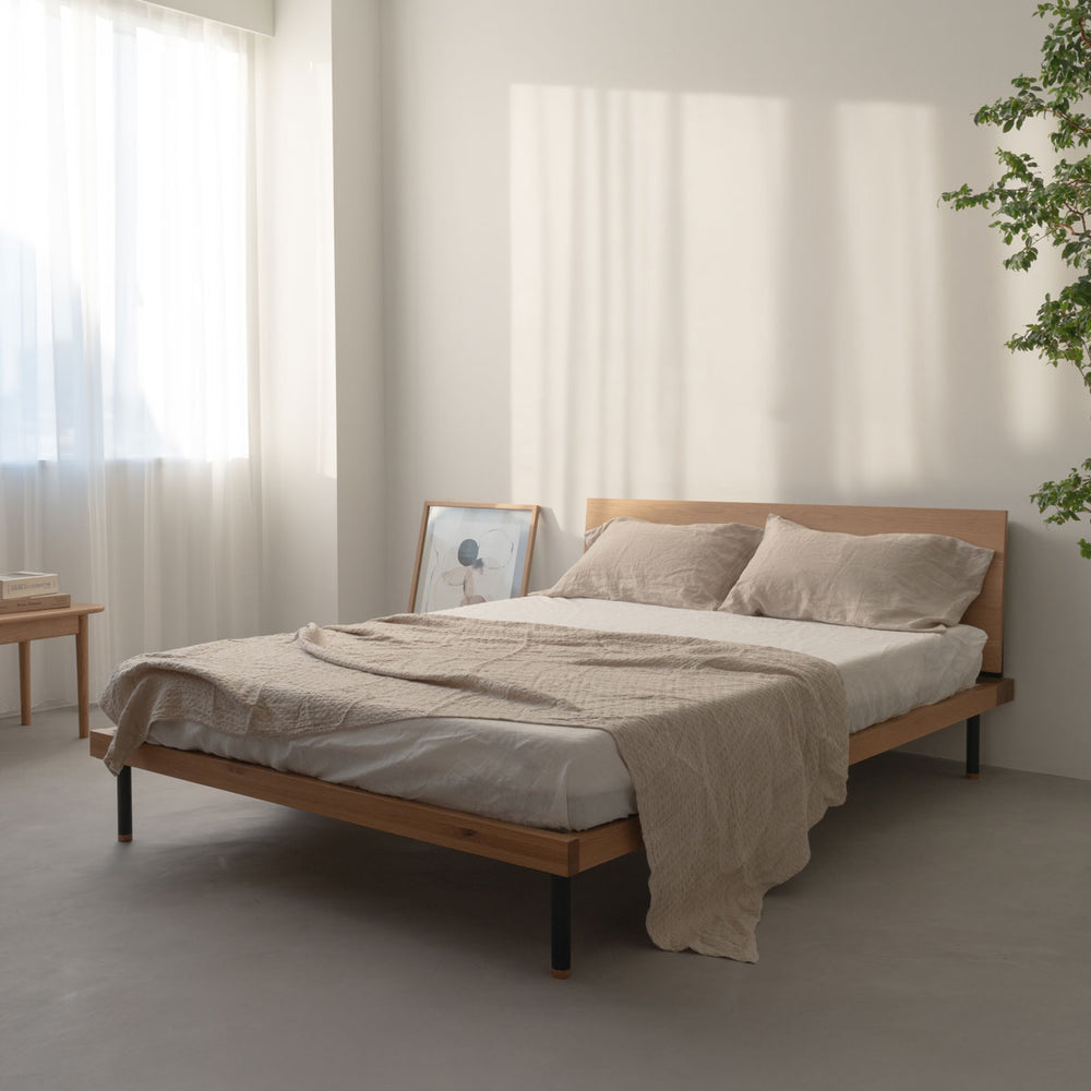 ユニック ベッドフレーム シェルフタイプ