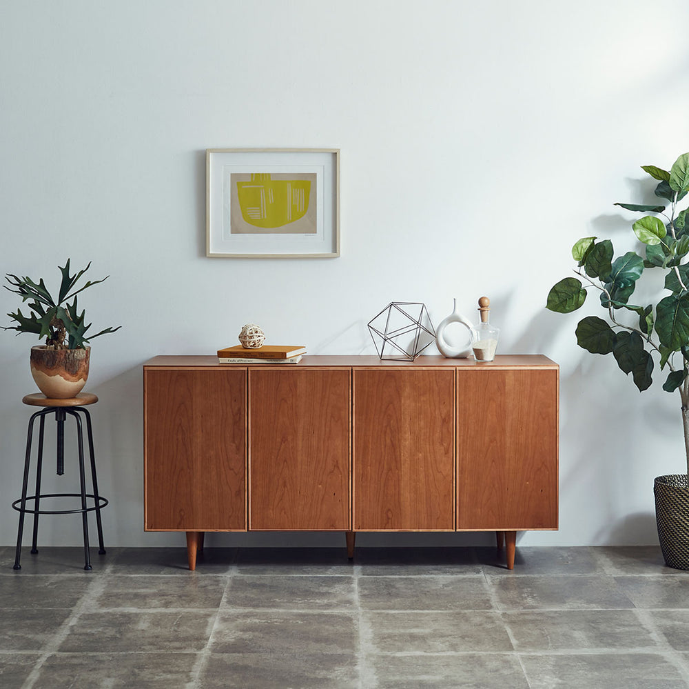 プロット サイドボード 幅150cm チェリー